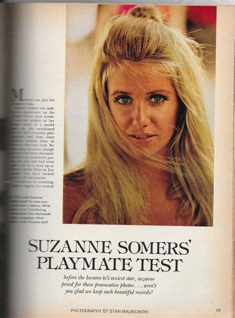 suzanne somers playboy pics|Playboy Magazine